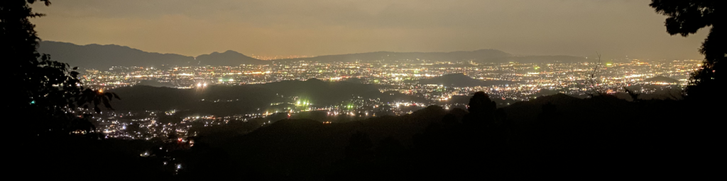 高取城国見櫓からの夜景